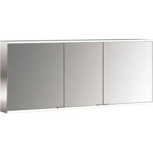 Emco Prime 2 LED Spiegelschrank - 3 Türen, 1600mm, Aluminium/Weiß Emco Prime 2 LED Spiegelschrank - 3 Türen, 1600mm, Aluminium/Weiß