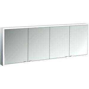 Emco Prime Facelift Badezimmerspiegelkasten - 1800 mm, 4 Türen, Aluminium Emco Prime Facelift Badezimmerspiegelkasten - 1800 mm, 4 Türen, Aluminium