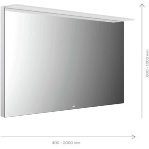 Emco MI 200 LED-Lichtspiegel - Sensor, Verstellbar, 800mm Emco MI 200 LED-Lichtspiegel - Sensor, Verstellbar, 800mm