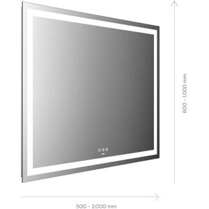 Emco MI 230+ LED-Badezimmerspiegel - Touch-Steuerung, 140x100cm Emco MI 230+ LED-Badezimmerspiegel - Touch-Steuerung, 140x100cm
