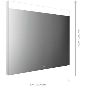 Emco MI 250 LED-Spiegel - Breiter Lichtausschnitt oben - Versteckter Sensorschalter - 1400mm Emco MI 250 LED-Spiegel - Breiter Lichtausschnitt oben - Versteckter Sensorschalter - 1400mm