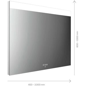 Emco MI 250+ LED-Spiegel - Breiter Lichtausschnitt, Touch, 1800mm Emco MI 250+ LED-Spiegel - Breiter Lichtausschnitt, Touch, 1800mm
