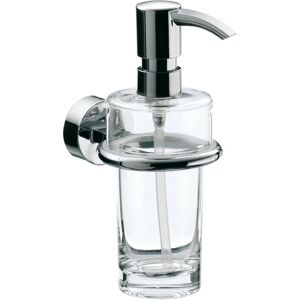Emco Rondo 2 Crystal Glass Liquid Soap Dispenser - Wall Mount Emco Rondo 2 Crystal Glass Liquid Soap Dispenser - Wall Mount