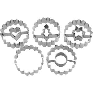 Städter 954090 Edelstahl Cookie Cutter - Set mit Formen für Teig & Marzipan Städter 954090 Edelstahl Cookie Cutter - Set mit Formen für Teig & Marzipan