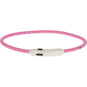 Collier LED Maxi Safe pour Chien - Rose - 65cm - Publicité Collier LED Maxi Safe pour Chien - Rose - 65cm - Publicité