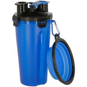 Kerbl 80845 Distributeur d'eau et nourriture pour chien/chat - Bleu - 2x350ml - Publicité Kerbl 80845 Distributeur d'eau et nourriture pour chien/chat - Bleu - 2x350ml - Publicité