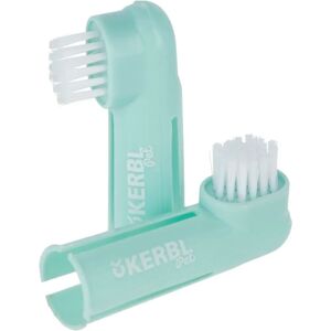 Brosse à dents pour chiens Kerbl - Enlève plaque - 6 cm - Turquoise - Publicité Brosse à dents pour chiens Kerbl - Enlève plaque - 6 cm - Turquoise - Publicité