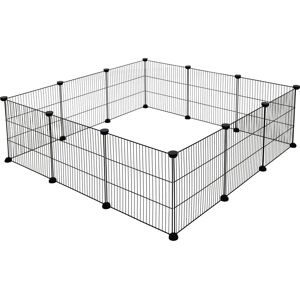 Kerbl Indoor Freigehege - 12x 35x35 cm, Černá, Klec pro drobná zvířata Kerbl Indoor Freigehege - 12x 35x35 cm, Černá, Klec pro drobná zvířata