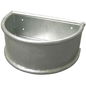 Comedero Semicircular Galvanisé Kerbl - 28L - Bords Ronds de Sécurité - Publicité Comedero Semicircular Galvanisé Kerbl - 28L - Bords Ronds de Sécurité - Publicité