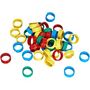 Anillos espirales para aves - Colores variados - 16mm - 100 uds Anillos espirales para aves - Colores variados - 16mm - 100 uds