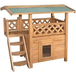 Kerbl Cat House Lodge - Two-Story Pet Shelter with Terrace Kerbl Cat House Lodge - Two-Story Pet Shelter with Terrace