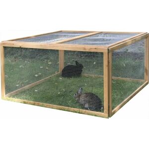 Kerbl Outdoor Pet Enclosure Vario Wood Brown - Pet Enclosure Kerbl Outdoor Pet Enclosure Vario Wood Brown - Pet Enclosure