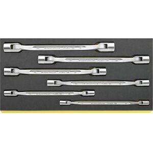 Stahlwille Modell 29/6,8X9-18X19mm Doppelgelenks-Schlüssel - Schraubenschlüssel-Set Stahlwille Modell 29/6,8X9-18X19mm Doppelgelenks-Schlüssel - Schraubenschlüssel-Set