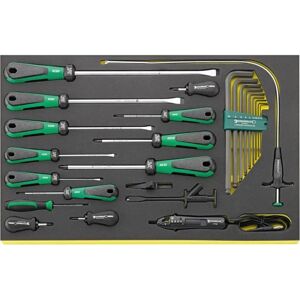 Ensemble d'outils avec plateau de contrôle Stahlwille 4724/4840+10767 Ensemble d'outils avec plateau de contrôle Stahlwille 4724/4840+10767