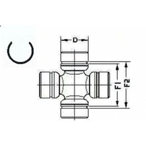 SPIDAN U 193 Drive Shaft Vibration Damper - Universal Joint SPIDAN U 193 Drive Shaft Vibration Damper - Universal Joint