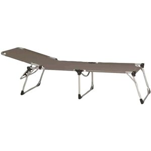 Siena Garden Aluminium Gartenliege - 4-fach verstellbar - Grau Siena Garden Aluminium Gartenliege - 4-fach verstellbar - Grau
