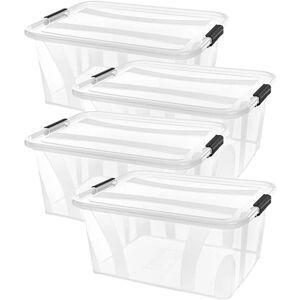 Siena Home Anzio Aufbewahrungsbox - 21L, Transparent, Stapelbar Siena Home Anzio Aufbewahrungsbox - 21L, Transparent, Stapelbar