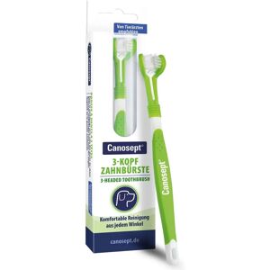 Brosse à dents Canosept à tête triple - Publicité Brosse à dents Canosept à tête triple - Publicité
