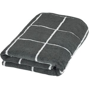 Ross Cashmere Überkaro Grau Handtuch - Badetuch Ross Cashmere Überkaro Grau Handtuch - Badetuch