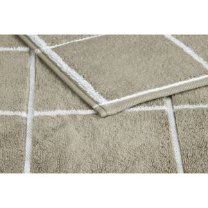 Ross Cashmere Überkaro Handtücher - 2 Stück, 50x100cm, Grau Ross Cashmere Überkaro Handtücher - 2 Stück, 50x100cm, Grau