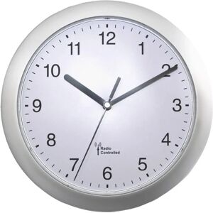 EUROTIME 56787 Horloge radio-pilotée argent - Horloge murale - Publicité EUROTIME 56787 Horloge radio-pilotée argent - Horloge murale - Publicité