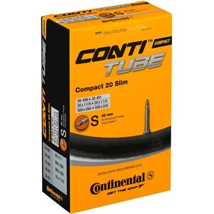 Continental Compact Inner Tube - 20x1 1/8 - Black - Schrader 40mm Continental Compact Inner Tube - 20x1 1/8 - Black - Schrader 40mm