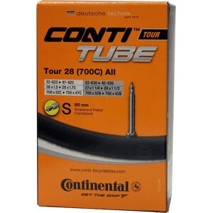 Continental Brand Tour28 Inner Tube - Black, 32-47mm, Presta 60mm Continental Brand Tour28 Inner Tube - Black, 32-47mm, Presta 60mm