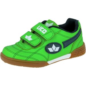 Lico Unisex Barn Innendørssko Bernie V - Grønn marine hvit - Barn Produkt Lico Unisex Barn Innendørssko Bernie V - Grønn marine hvit - Barn Produkt