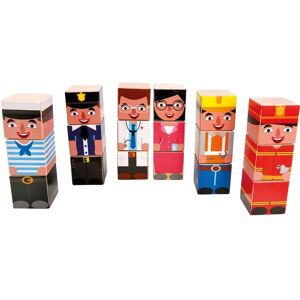 Mertens 70355 - Genius Kid Cubo Ruotante Professione Giocattolo in Legno Educativo Mertens 70355 - Genius Kid Cubo Ruotante Professione Giocattolo in Legno Educativo