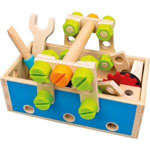 Mertens Bino 82147 - Holz 4in1 Werkzeugkasten - Lernspielzeug Mertens Bino 82147 - Holz 4in1 Werkzeugkasten - Lernspielzeug