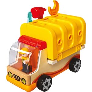 Mertens Bino 84090 - Holz-Multiauto mit Werkzeug und Werkbank - Spielzeugauto Mertens Bino 84090 - Holz-Multiauto mit Werkzeug und Werkbank - Spielzeugauto
