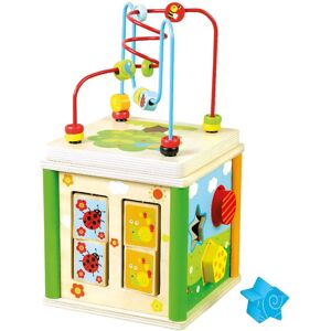 Mertens Bino 84213 - Motorikwürfel Baby-Activity-Center Holz Mertens Bino 84213 - Motorikwürfel Baby-Activity-Center Holz