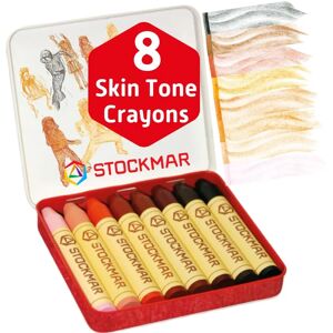 Ensemble de Crayons de Cire Stockmar - Tons de Peau, 8 Couleurs, Boîte Métal - Publicité Ensemble de Crayons de Cire Stockmar - Tons de Peau, 8 Couleurs, Boîte Métal - Publicité