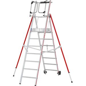 Échelle plateforme en aluminium Matisère - 7 niveaux, Hauteur max 3.63m - Publicité Échelle plateforme en aluminium Matisère - 7 niveaux, Hauteur max 3.63m - Publicité