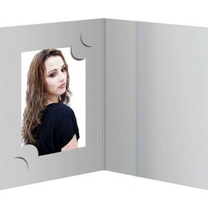 Daiber Varioline Grau - Passbildmappe für 3 Formate Daiber Varioline Grau - Passbildmappe für 3 Formate