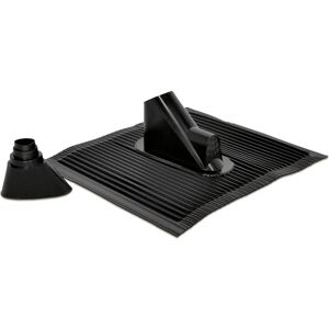 TechniSat Tuile de Toit en Aluminium Noire - Tuile / Kit de Montage Antenne TechniSat Tuile de Toit en Aluminium Noire - Tuile / Kit de Montage Antenne