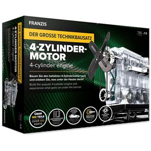 FRANZIS 4-Zylinder-Motor Modellbausatz - Bildungstechnisches Kit FRANZIS 4-Zylinder-Motor Modellbausatz - Bildungstechnisches Kit