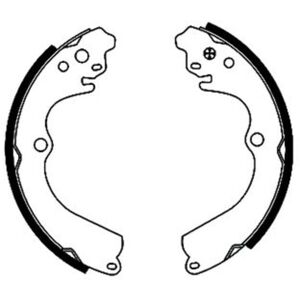 Textar Baktrommelbromsbackar 228,6mm - Trumbromsar Textar Baktrommelbromsbackar 228,6mm - Trumbromsar
