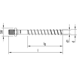 Heco Modell 7,5x100mm Stahl Blau Verzinkt Stockanker - Stockanker Heco Modell 7,5x100mm Stahl Blau Verzinkt Stockanker - Stockanker