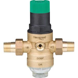 Honeywell Druckminderer D06F-1A R 1, Messing, Transparentes Filter - Druckregler Honeywell Druckminderer D06F-1A R 1, Messing, Transparentes Filter - Druckregler