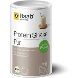 Raab Vitalfood Raab Vitalfood Protein Shake Pur Bio - Vegan Protein Powder - 78% Plant-Based - 500g Raab Vitalfood Raab Vitalfood Protein Shake Pur Bio - Vegan Protein Powder - 78% Plant-Based - 500g