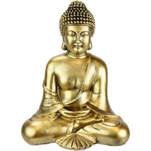 I.GE.A. Buddha Dekorationsskulptur - 19x24cm Guld I.GE.A. Buddha Dekorationsskulptur - 19x24cm Guld