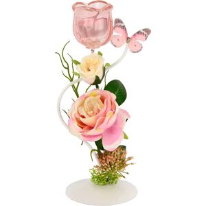 KLiNGEL Roze Kaarsenhouder - Woondecoratie KLiNGEL Roze Kaarsenhouder - Woondecoratie