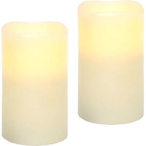 I.GE.A. LED Kaars - 2-delig Set Flikkerend Warmwit - Decoratie I.GE.A. LED Kaars - 2-delig Set Flikkerend Warmwit - Decoratie
