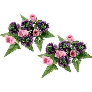 I.GE.A. Set di Fiori Artificiali Rosa - Durevoli, Resistente alle Intemperie I.GE.A. Set di Fiori Artificiali Rosa - Durevoli, Resistente alle Intemperie