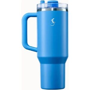 Lurch Edelstahl-Trinkbecher mit Trinkhalm - 1200 ml, Blau Lurch Edelstahl-Trinkbecher mit Trinkhalm - 1200 ml, Blau