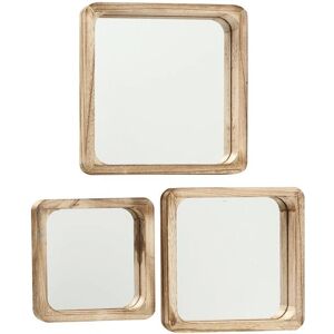 Ensemble de Miroirs Muraux Mambo Boltze avec Finition Naturelle - Publicité Ensemble de Miroirs Muraux Mambo Boltze avec Finition Naturelle - Publicité