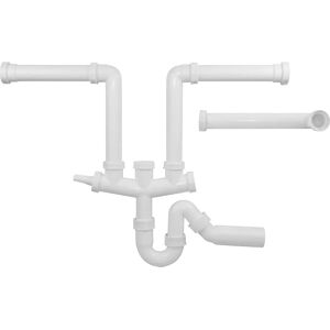 Blanco 225087 Beckenverbindung mit Siphon - Für 2 oder 3 Becken Blanco 225087 Beckenverbindung mit Siphon - Für 2 oder 3 Becken