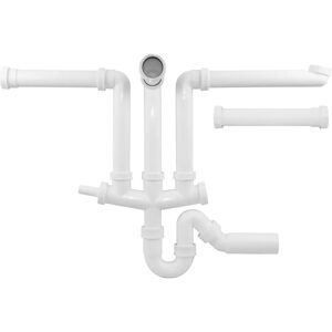 Blanco Siphon - Beckenverbindung 2x3 1/2" 1x 1 1/2" - Siphonverbindung Blanco Siphon - Beckenverbindung 2x3 1/2" 1x 1 1/2" - Siphonverbindung