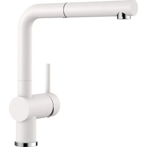 Blanco LINUS-S White Kitchen Tap - Single Lever Pull-Out Spray Blanco LINUS-S White Kitchen Tap - Single Lever Pull-Out Spray